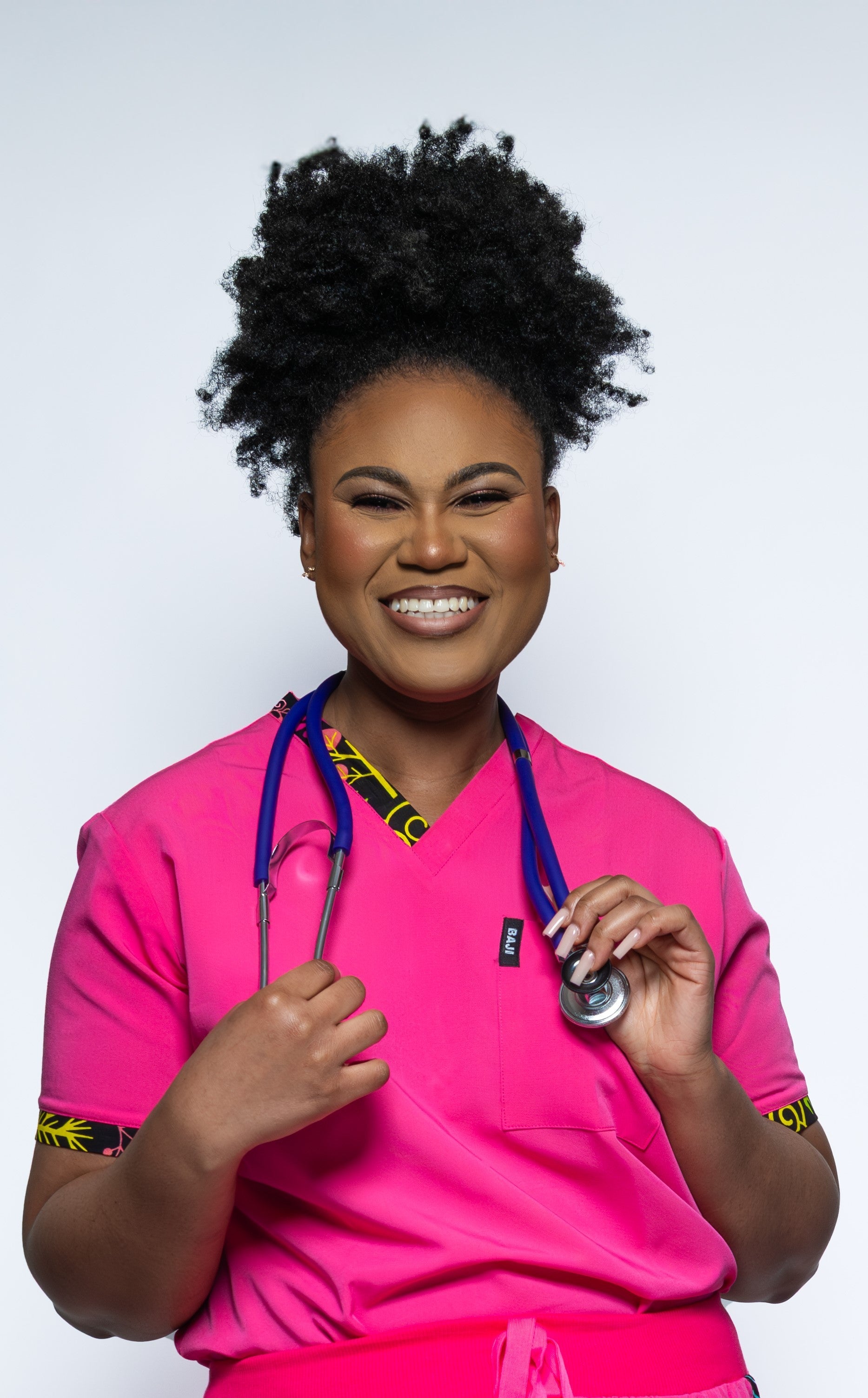 Pink Scrub Tops